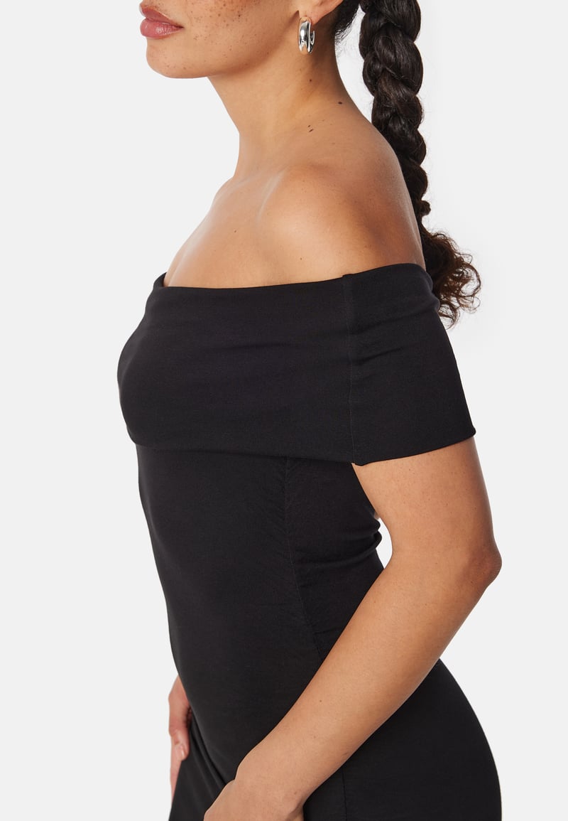 BUBBLEROOM Off Shoulder Midi Dress