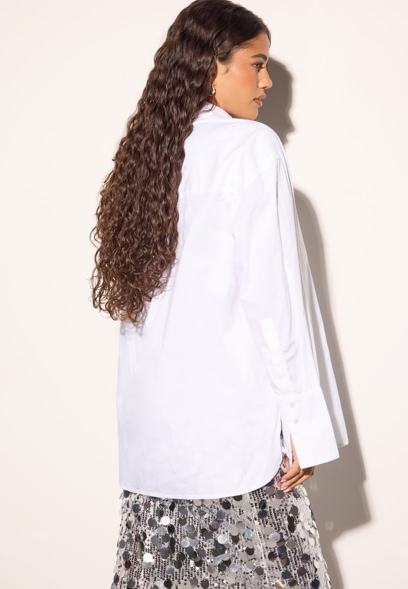 BUBBLEROOM Oversized Cotton Shirt