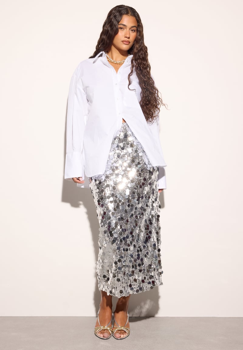 BUBBLEROOM Oversized Cotton Shirt