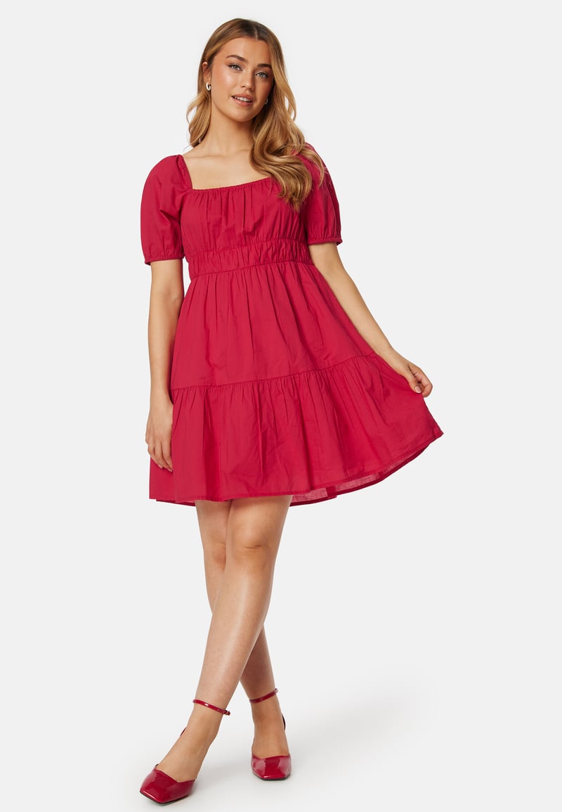 BUBBLEROOM Short Sleeve Cotton Dress