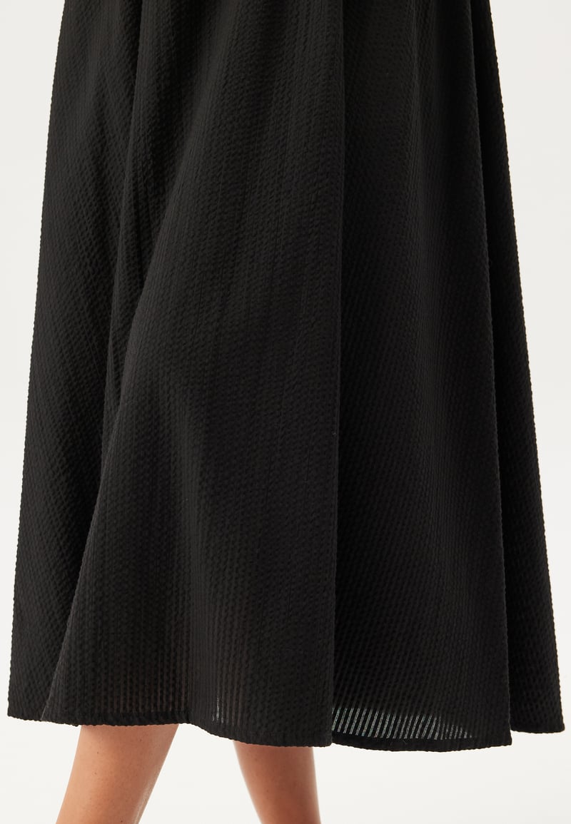 BUBBLEROOM Puff Sleeve Cotton Dress