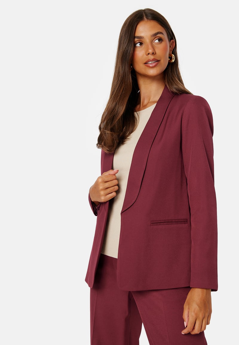 BUBBLEROOM Shawl Collar Regular L/S Blazer