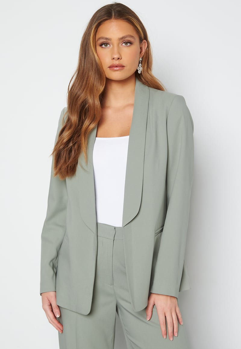 BUBBLEROOM Shawl Collar Regular L/S Blazer
