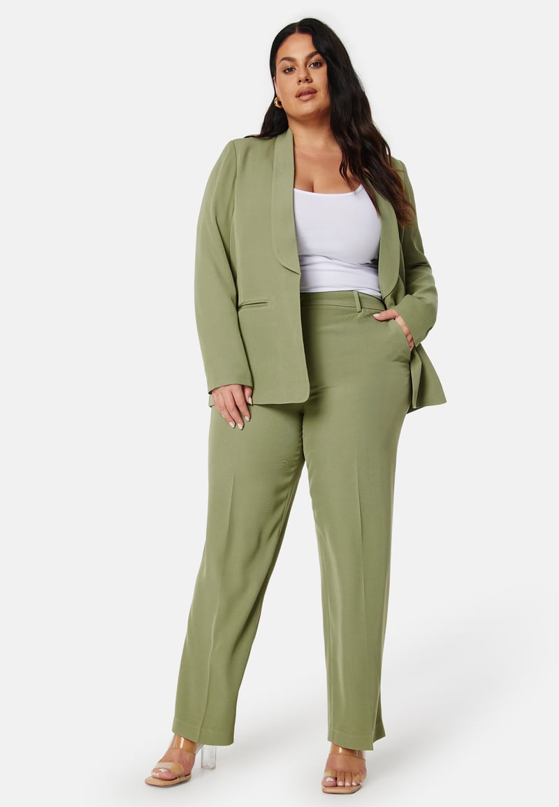 BUBBLEROOM Shawl Collar Regular L/S Blazer