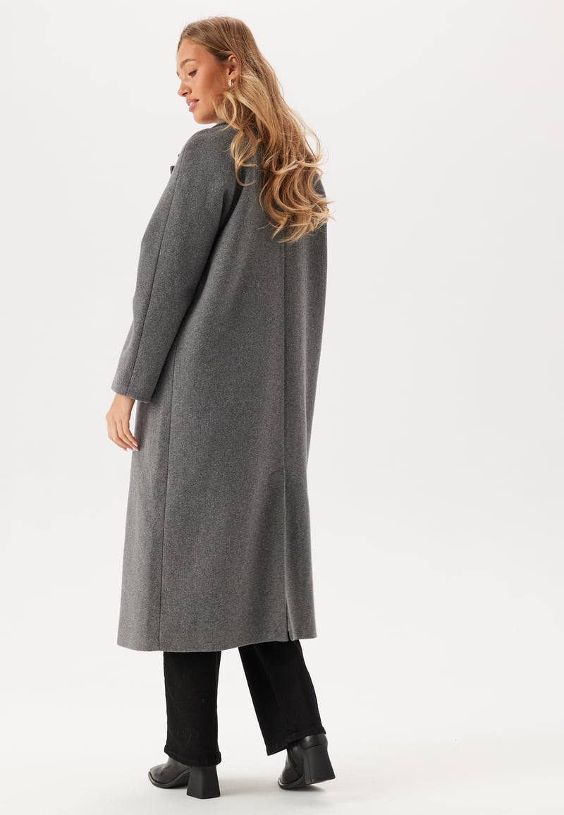 BUBBLEROOM Raglan Sleeve Wool Blend Coat