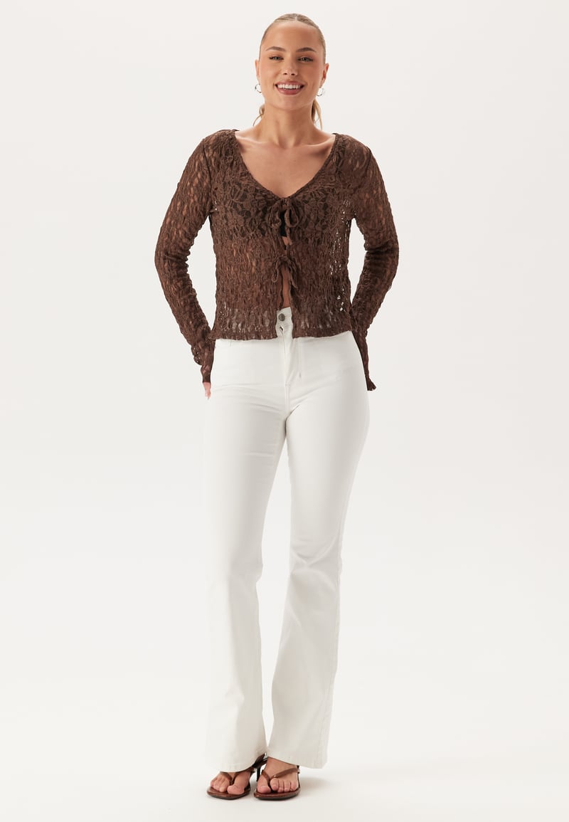 BUBBLEROOM Reversible Lace Cardigan