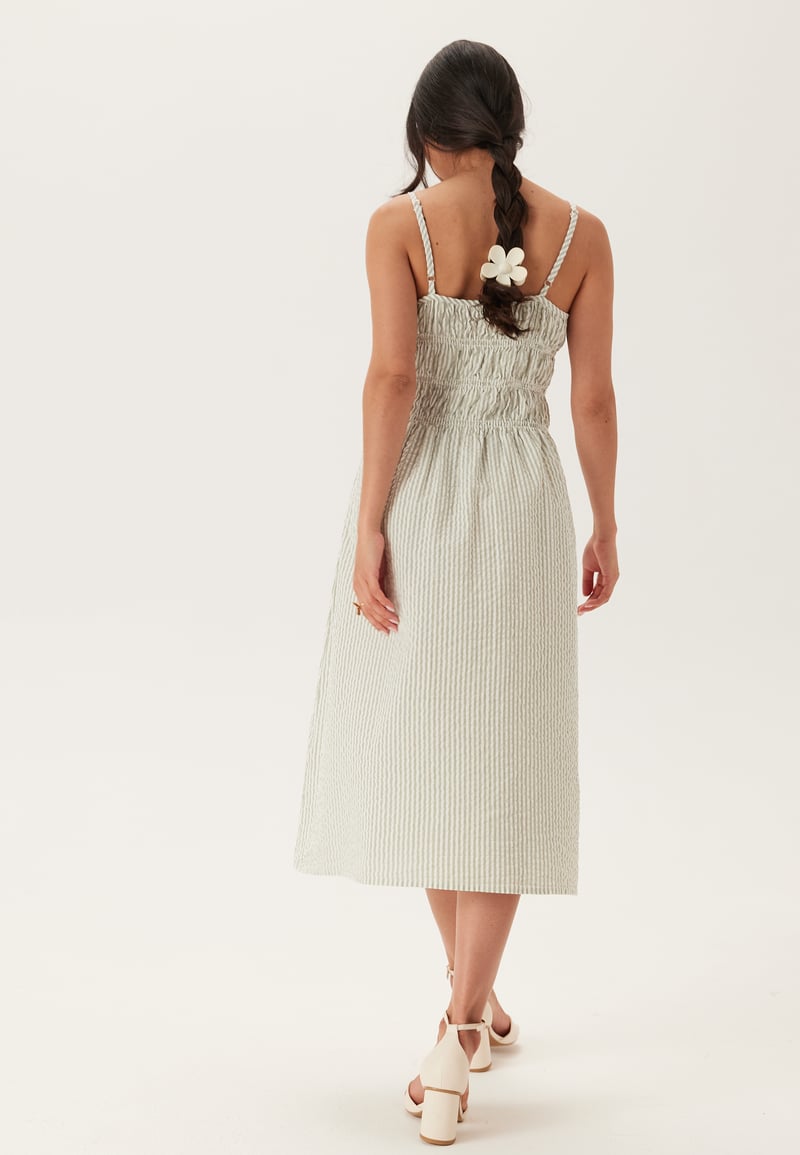 BUBBLEROOM Seersucker Smock Dress