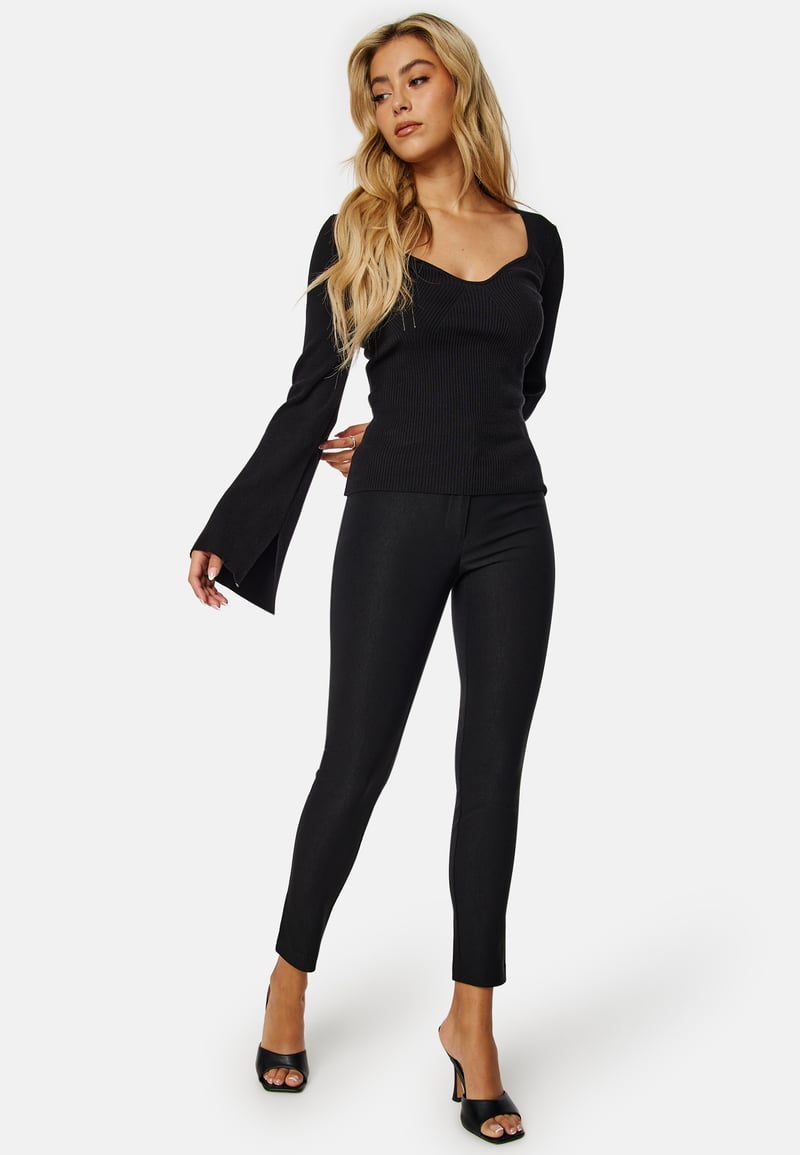 BUBBLEROOM Selene Stretchy Ankle Push-Up Trousers