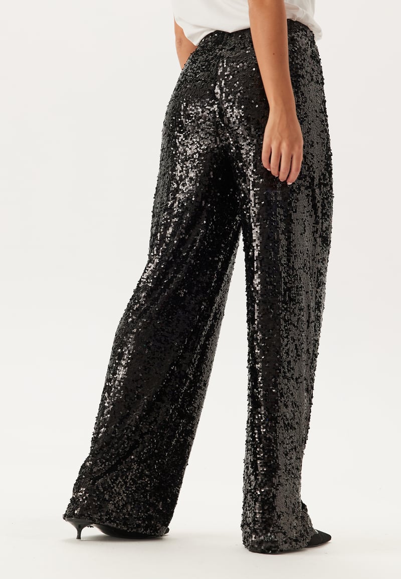 BUBBLEROOM Sequin Wide Trousers