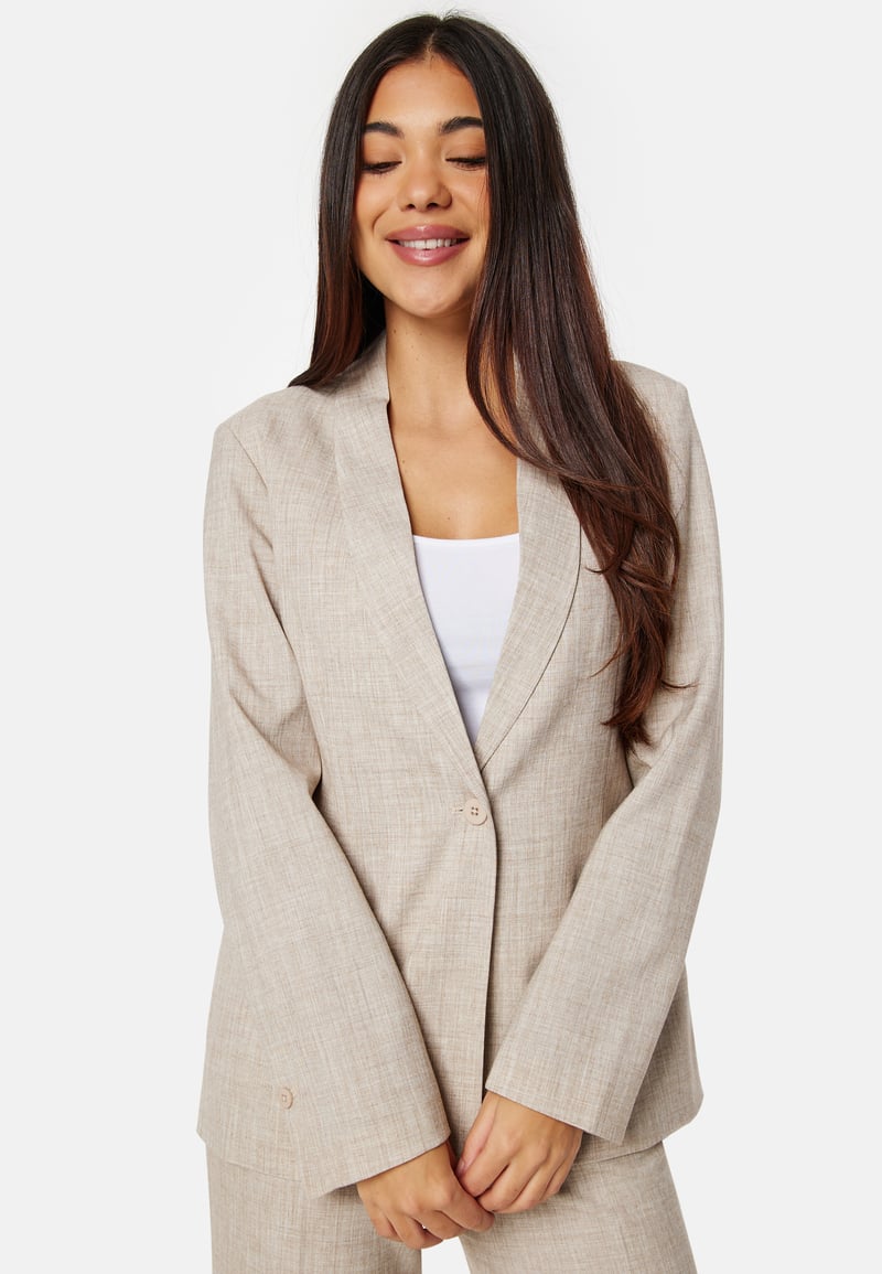 BUBBLEROOM Melange L/S Blazer