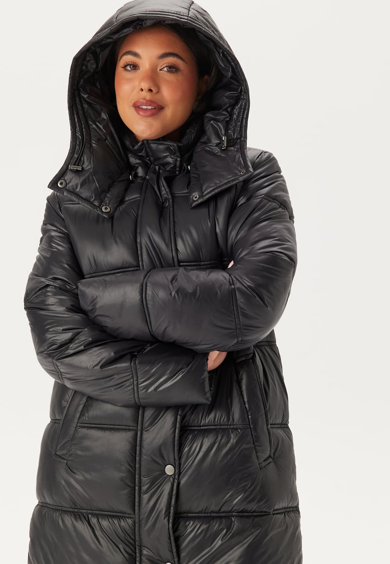 BUBBLEROOM Semi Shiny Long Padded Jacket