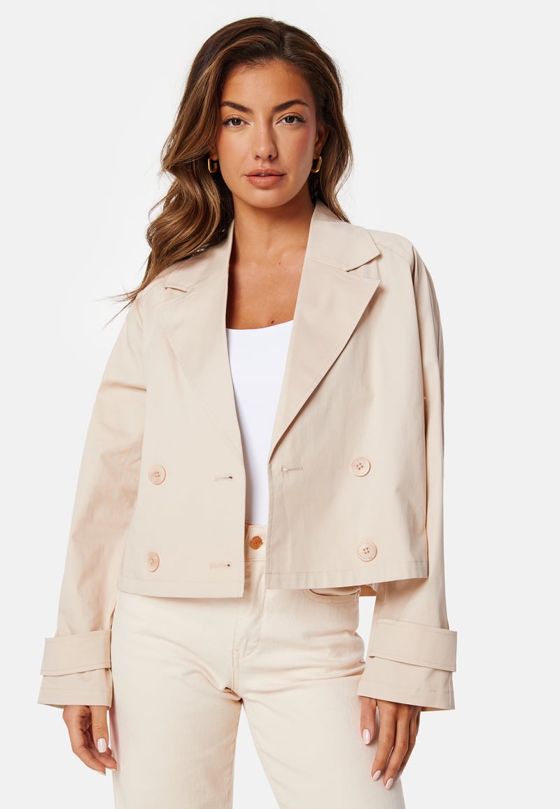 BUBBLEROOM Short Trench Coat