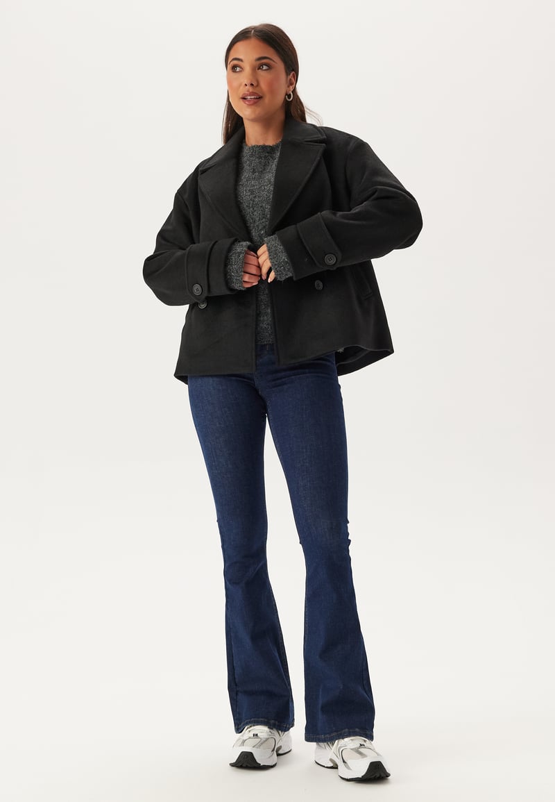 BUBBLEROOM Short Wool Blend Jacket