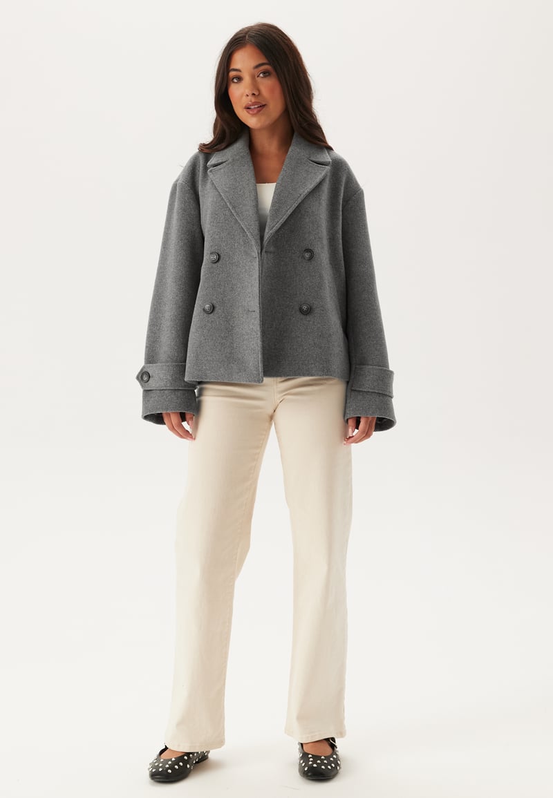 BUBBLEROOM Short Wool Blend Jacket