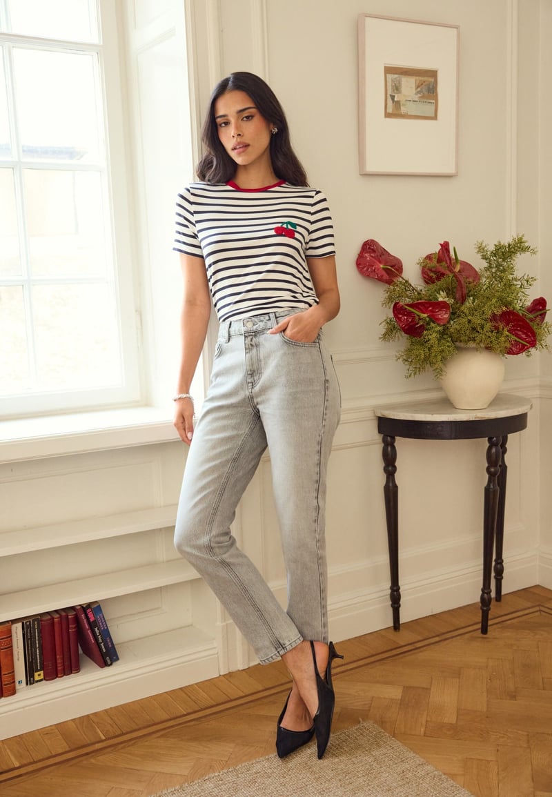 BUBBLEROOM Slim Ankle Jeans