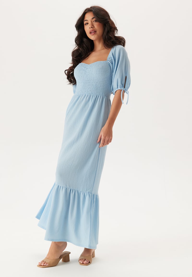BUBBLEROOM Smock Maxi Dress