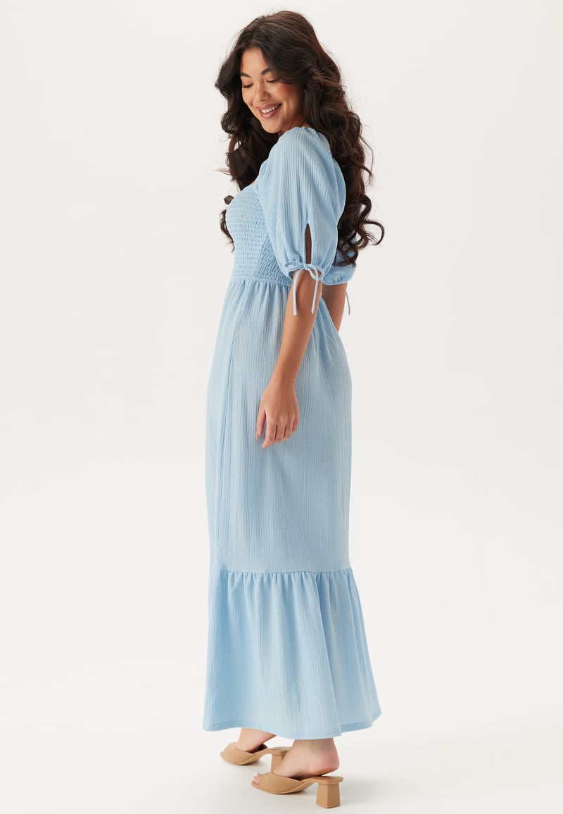 BUBBLEROOM Smock Maxi Dress
