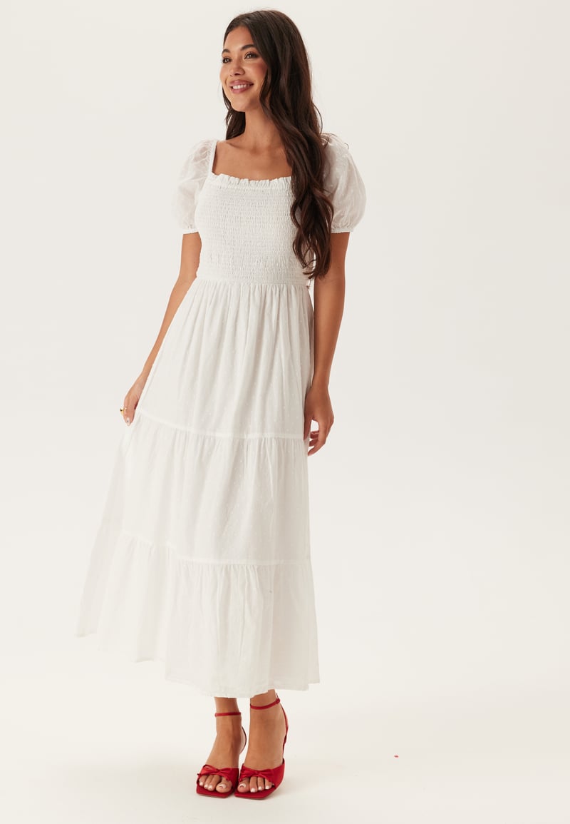 BUBBLEROOM Smock Maxi Dress