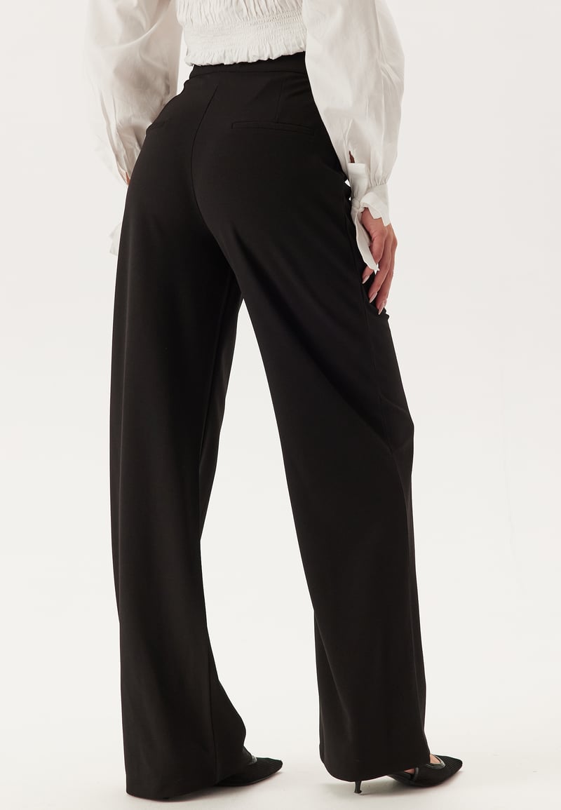 BUBBLEROOM Soft Suit Straight Trousers