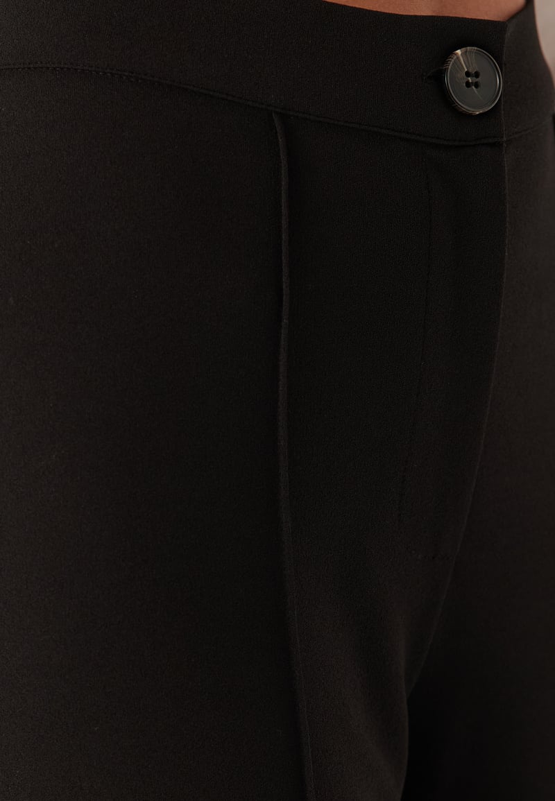 BUBBLEROOM Soft Suit Straight Trousers