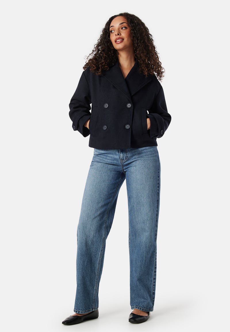 BUBBLEROOM Sophie Short Wool Blend Coat