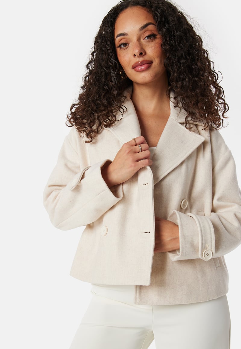 BUBBLEROOM Sophie Short Wool Blend Coat