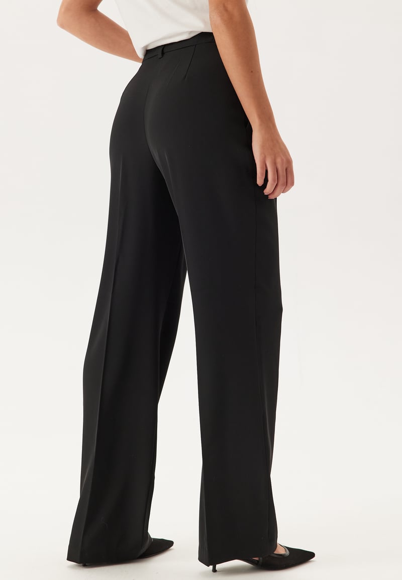 BUBBLEROOM Straight Leg Pleated Suit Pants