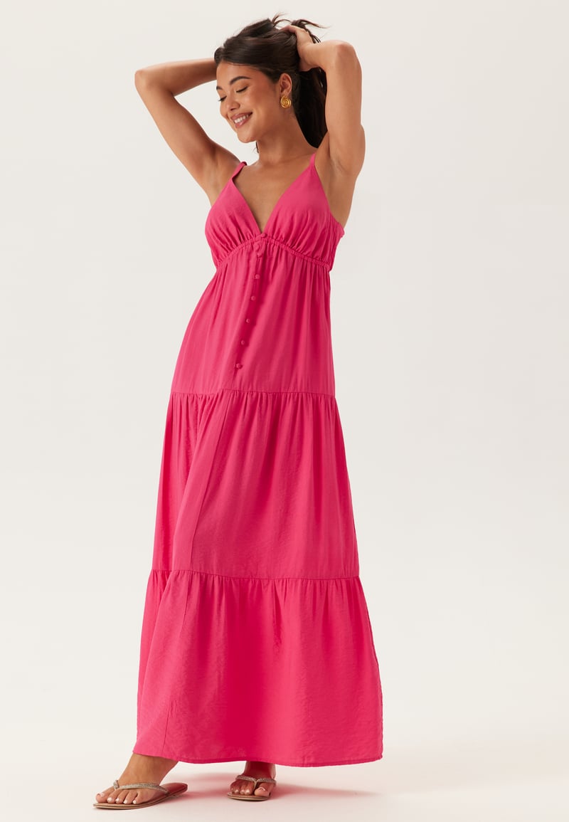 BUBBLEROOM Strap Maxi Dress