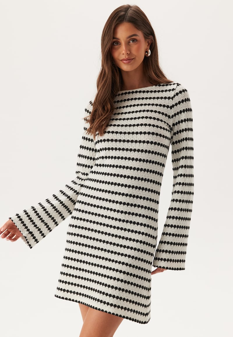 BUBBLEROOM Striped Short Dress
