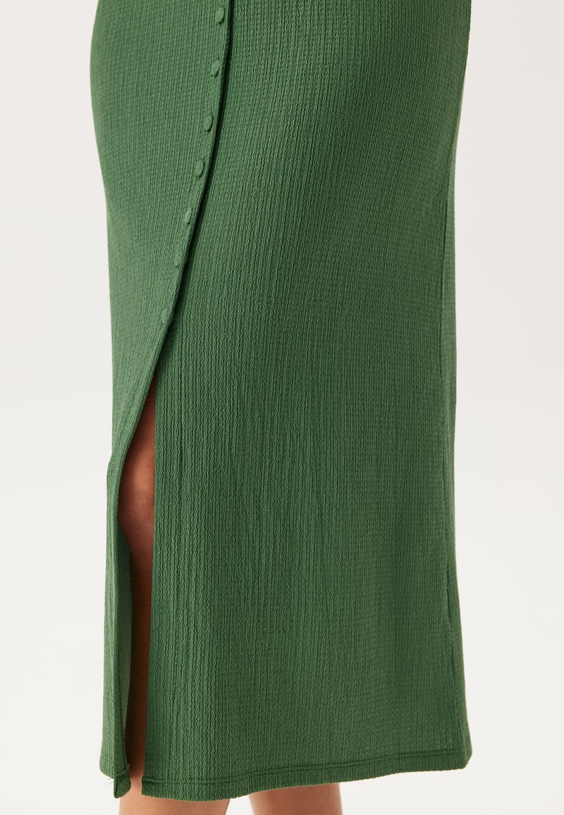 BUBBLEROOM Structure Button Midi Dress