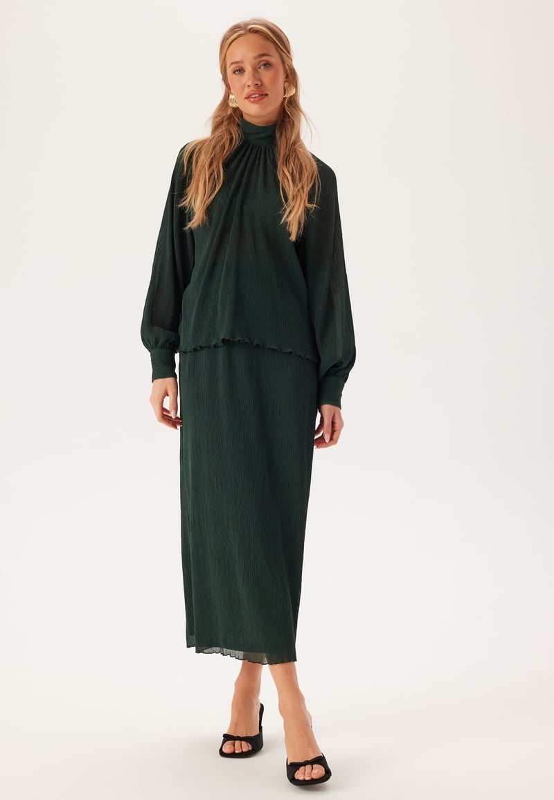 BUBBLEROOM Structured Maxi Skirt