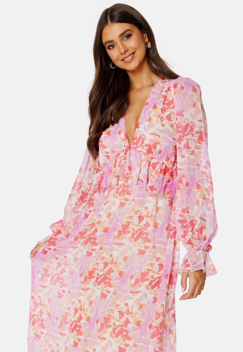 BUBBLEROOM Summer Luxe Frill Midi Dress