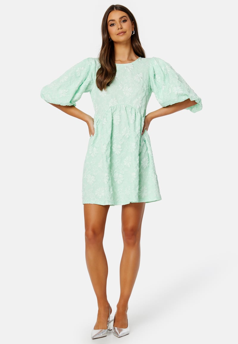 BUBBLEROOM Summer Luxe Puff Mini Dress