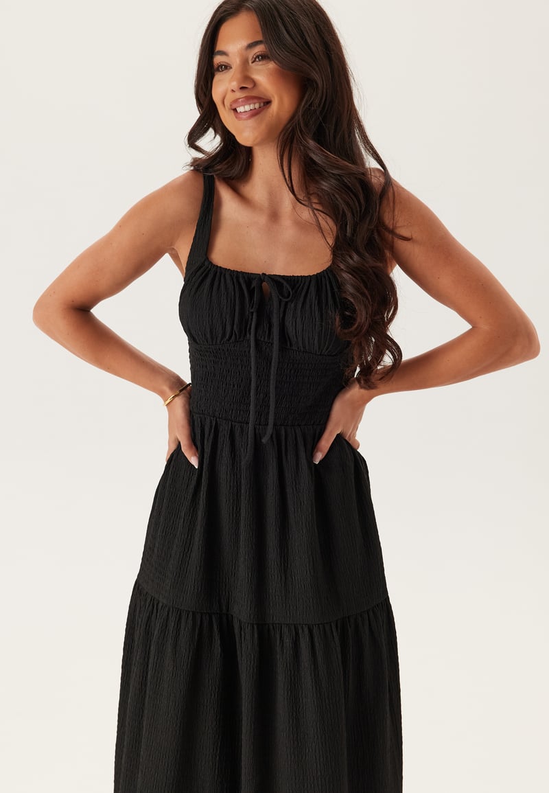 BUBBLEROOM Tie Smock Dress