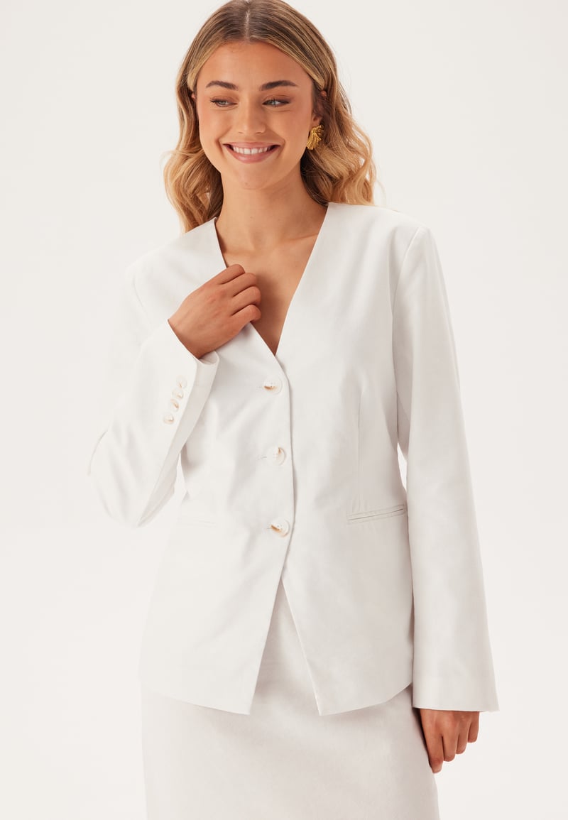 BUBBLEROOM V-neck Shaped Blazer