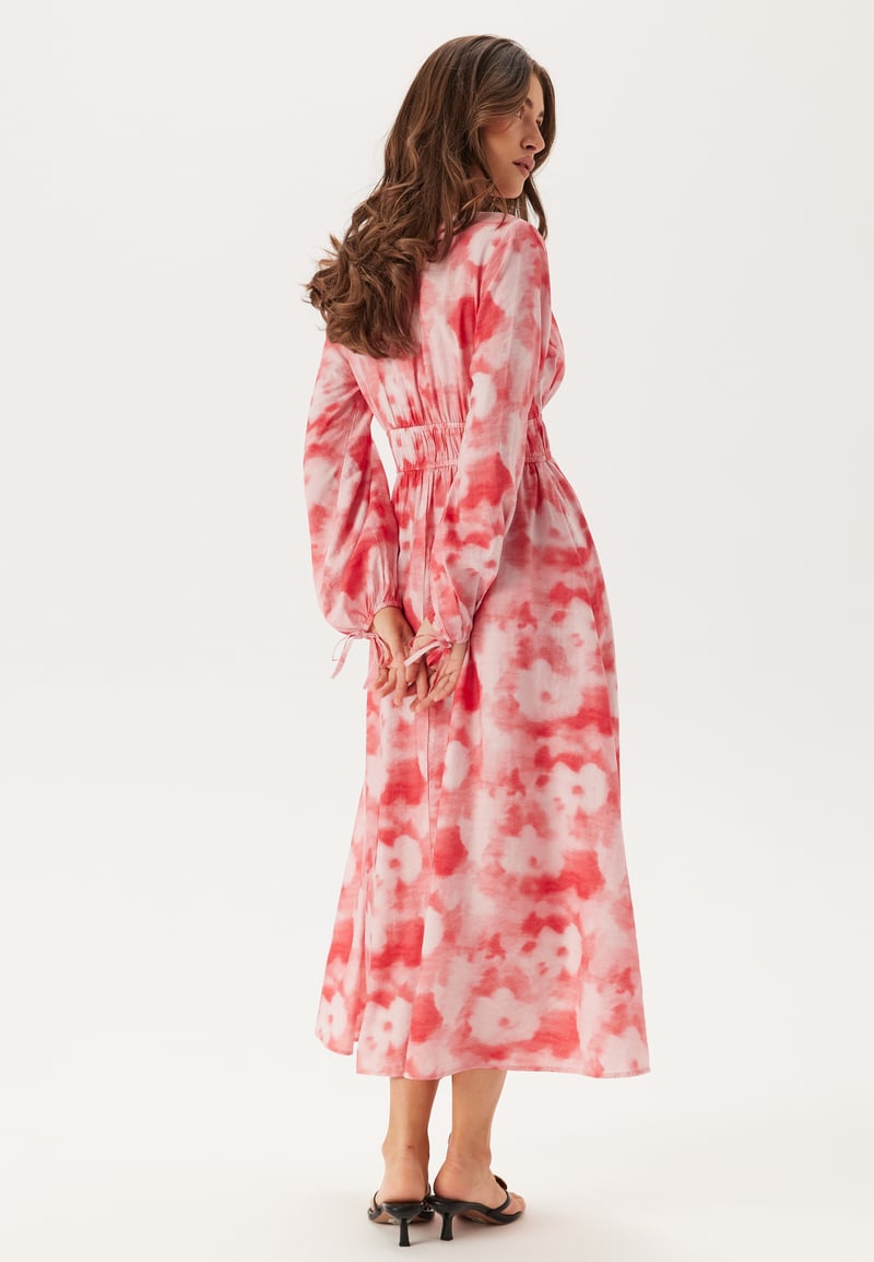 BUBBLEROOM CC V-neck Viscose Strap L/S Dress