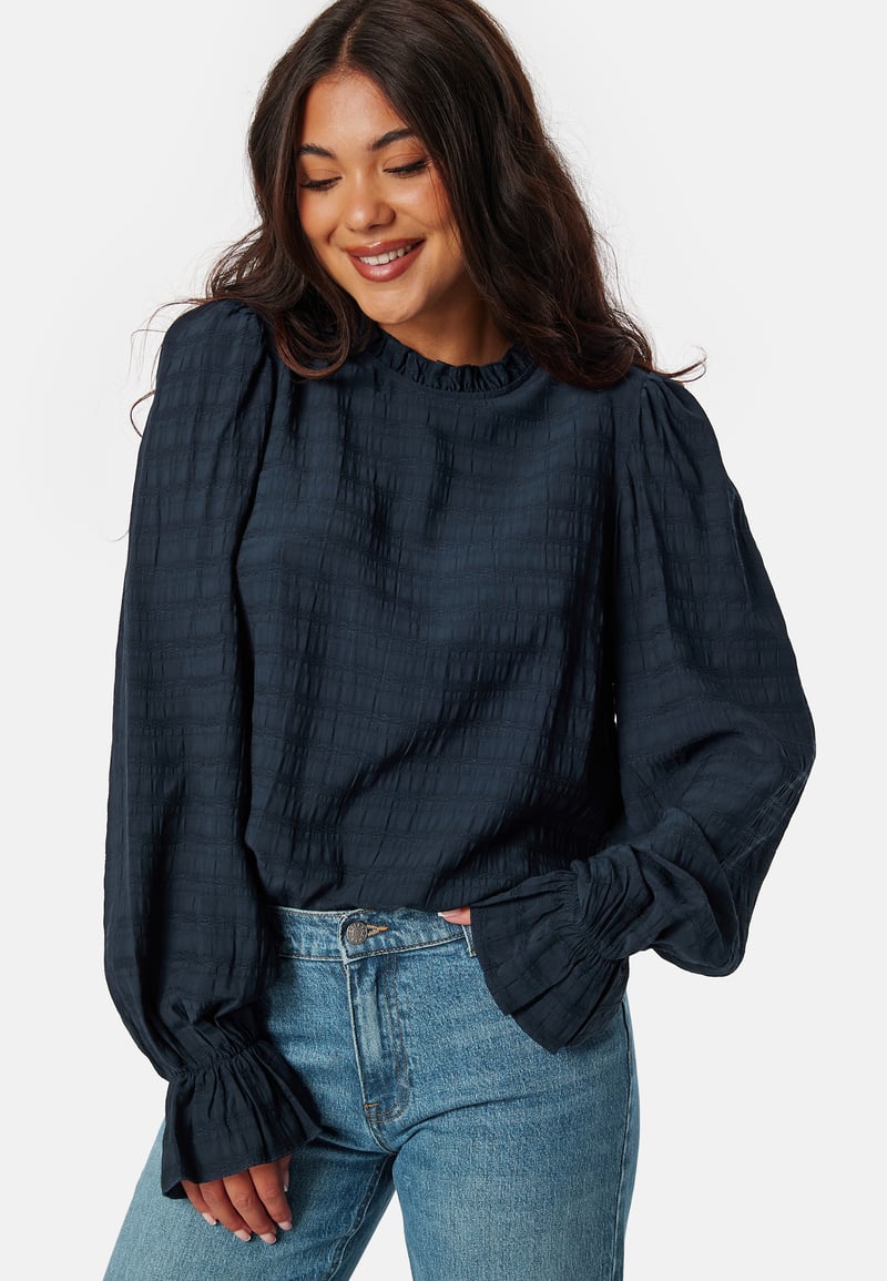 BUBBLEROOM Viscose Frill Blouse