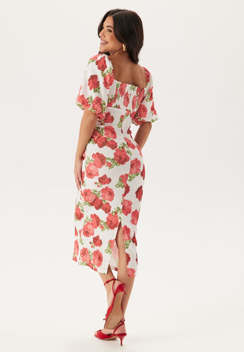 BUBBLEROOM Volume Sleeve Midi Dress