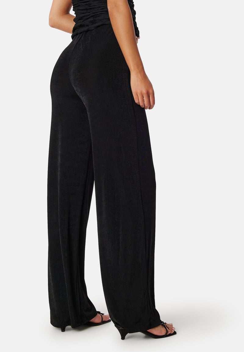 BUBBLEROOM Shiny Wide Trousers