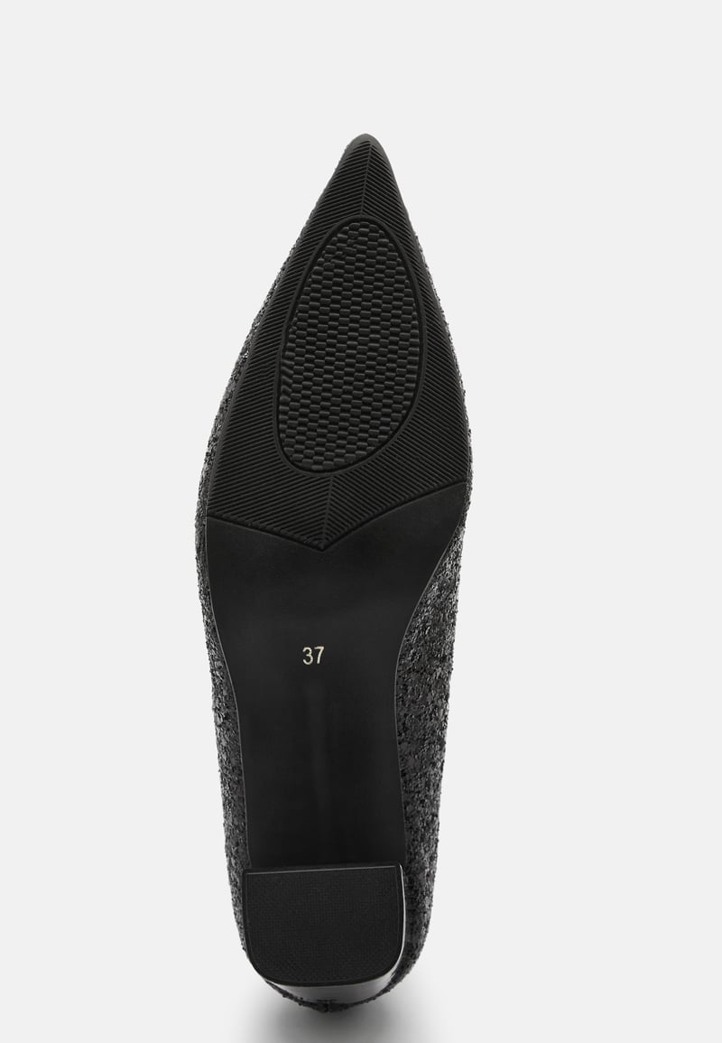 BUBBLEROOM Trinny Glitter Pumps