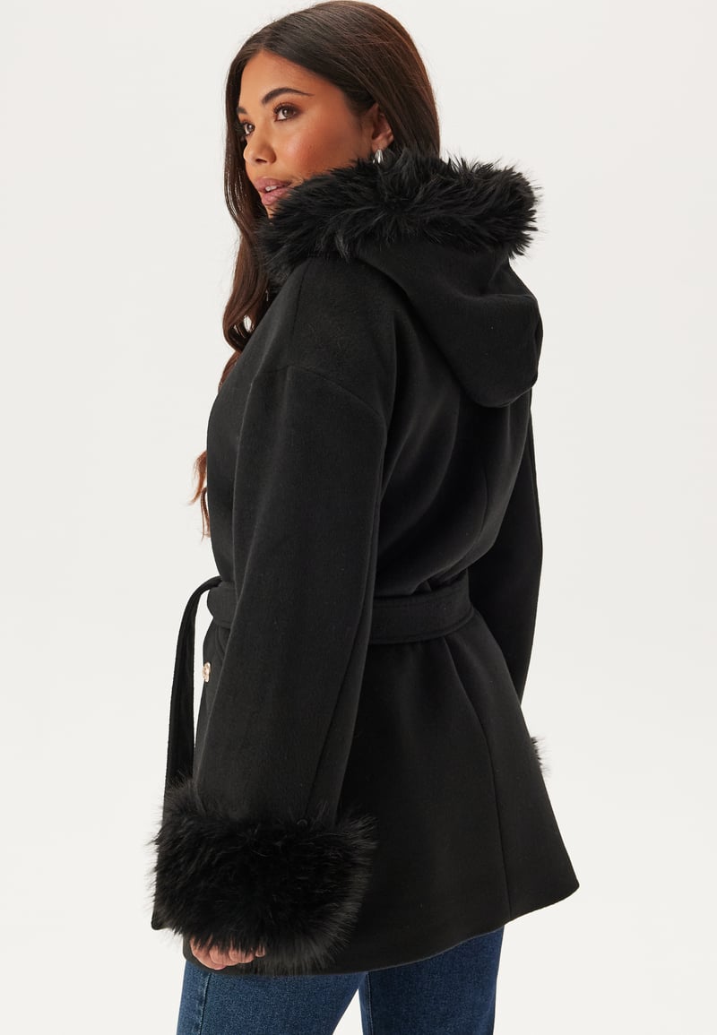 Chiara Forthi Hooded Wool Blend Coat