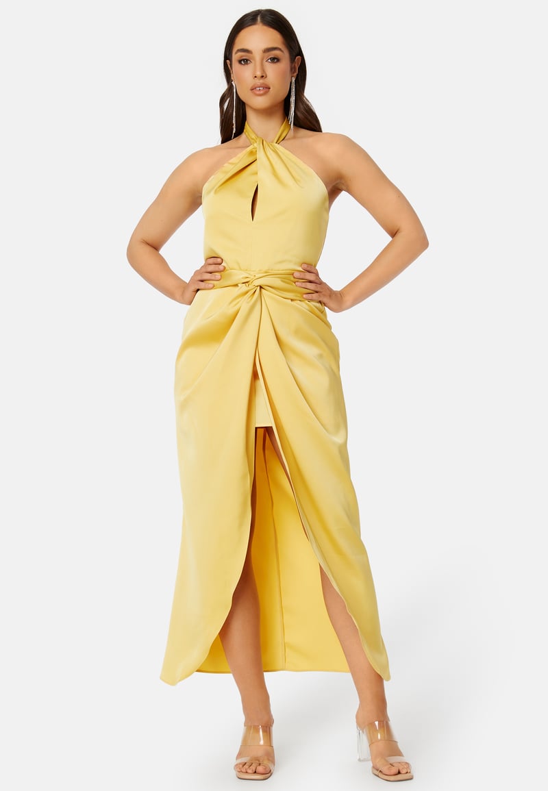 Elle Zeitoune Kelsie Halterneck Dress