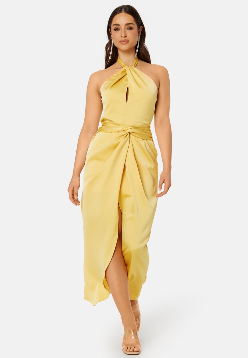 Elle Zeitoune Kelsie Halterneck Dress