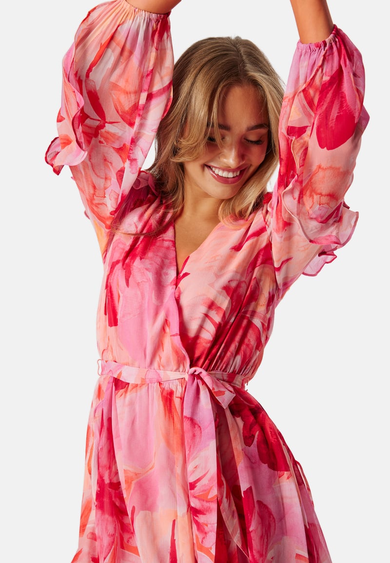 FOREVER NEW Cinzia Ruffle Mini Dress