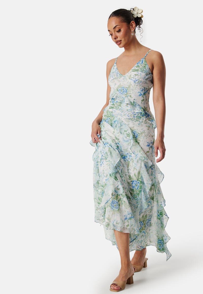 FOREVER NEW Poppy Ruffle Maxi Dress