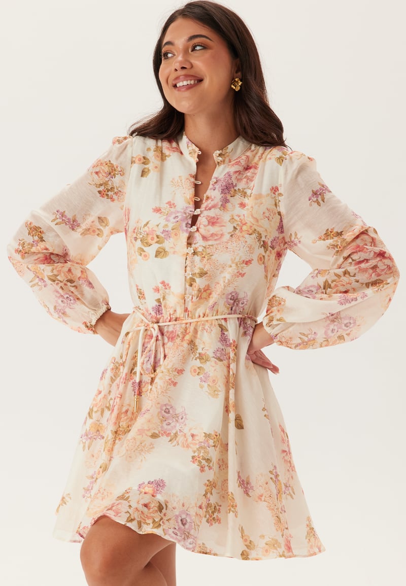 FOREVER NEW Rhys Fluted Mini Dress