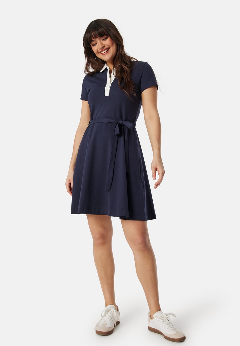 GANT Contrast Collar Pique Dress