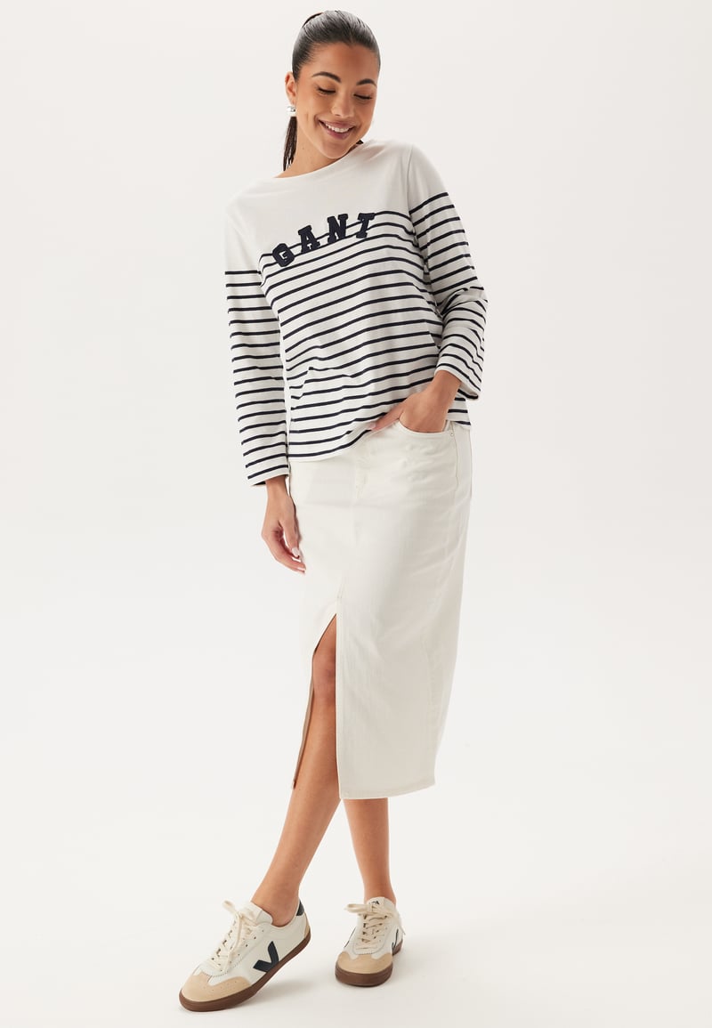 GANT Reg Breton Boat Neck T-shirt