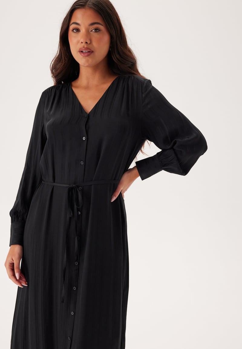GANT Relaxed Satin Stripe Shirt Dress