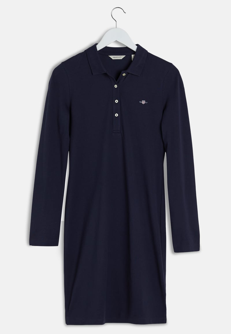 GANT Slim Shield LS Pique Dress